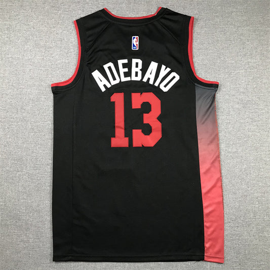 Miami Heat ADEBAYO # 13 Black City NBA Jerseys