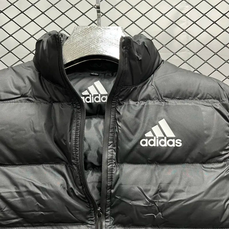 Adidas Black Cotton Jacket Vest (Waistcoat)