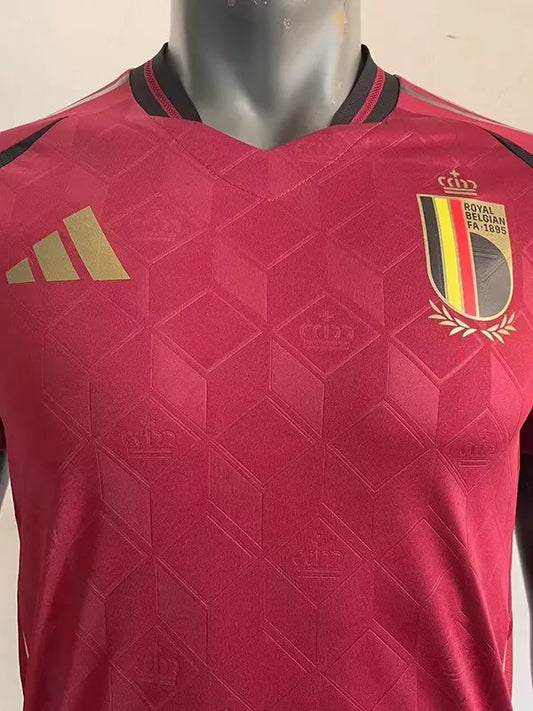 2024-25 Belgium Home Player Version Soccer Jersey