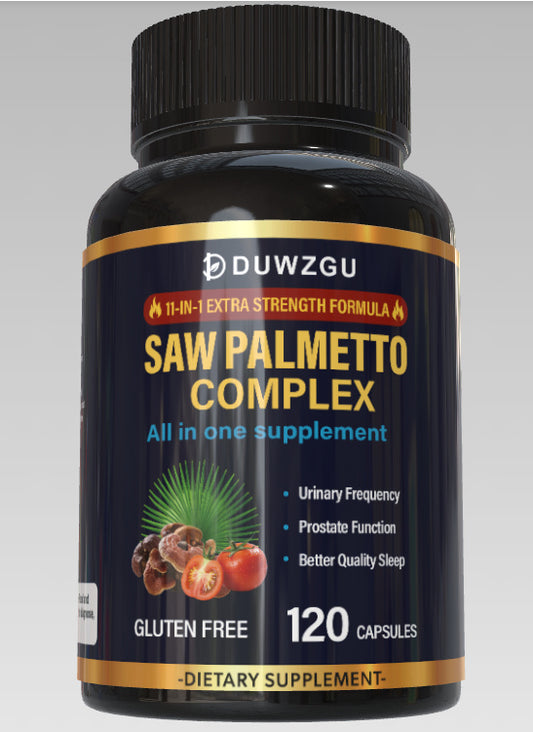 DUWZGU Prostate Gland Protection Capsule - 11-in-1 Extra Strength Formula SAW PALMETTO COMPLEX