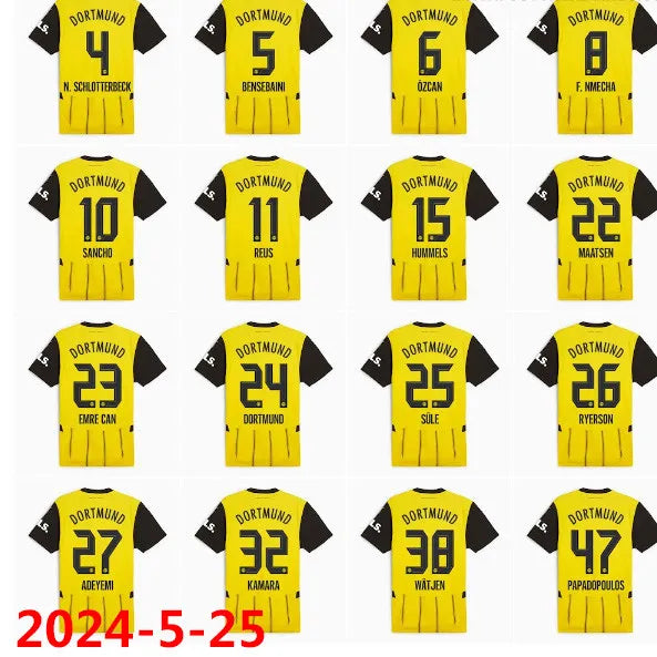 Camiseta de fútbol del Dortmund Home Player Version