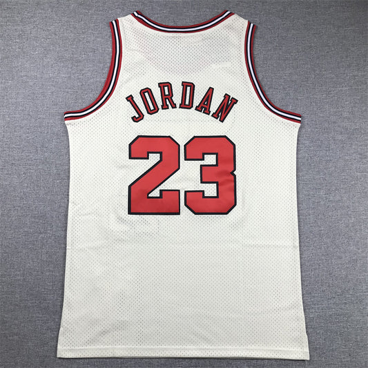 Chicago BULLS JORDAN # 23 Retro Beige NBA Jersey