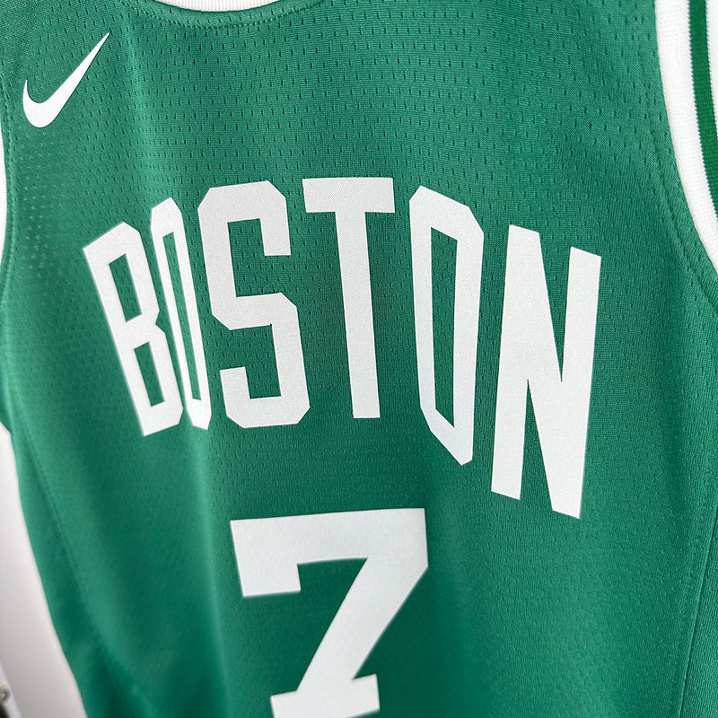 Celtics BROWN #7 Green Kids NBA Jersey