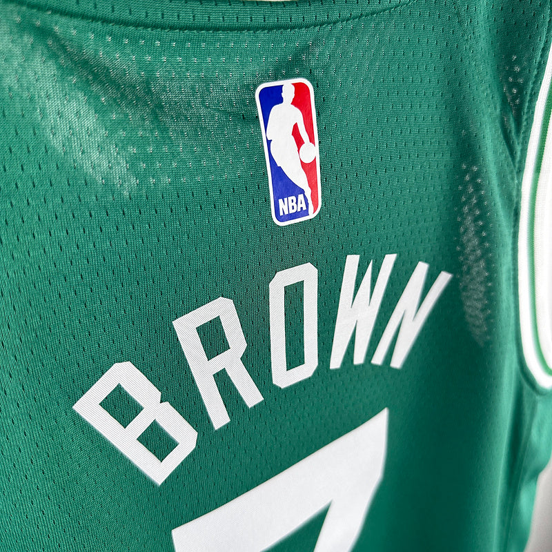 Celtics BROWN #7 Green Kids NBA Jersey