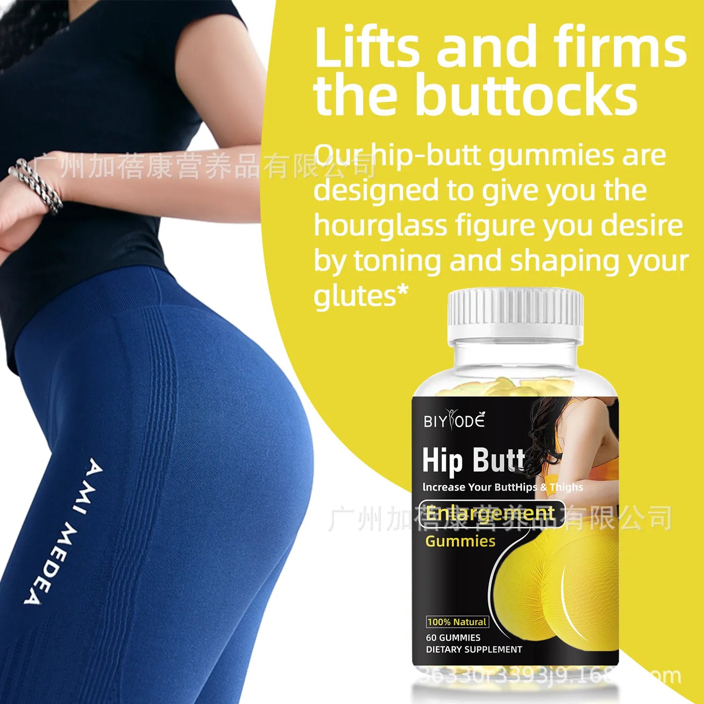 Hip Lifting - Get the Perfect Hourglass Figure! Natural Hip and Butt Enhancement Formula
