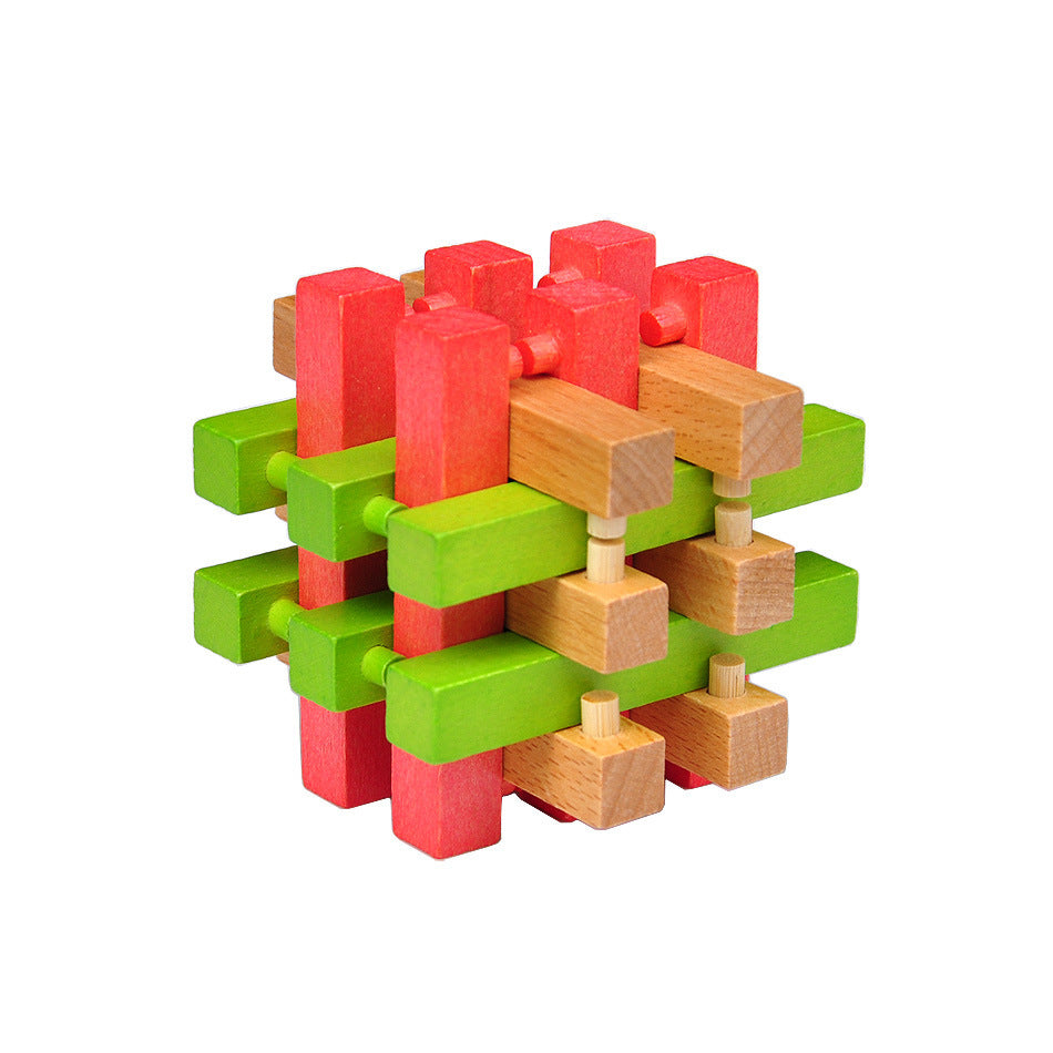 Kongming Lock / Luban Lock Wooden Educational Toy