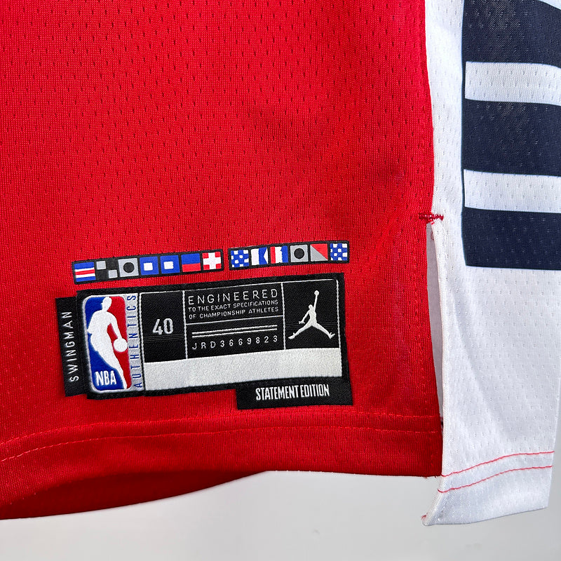 Clippers GEORGE # 13 Red NBA Jerseys