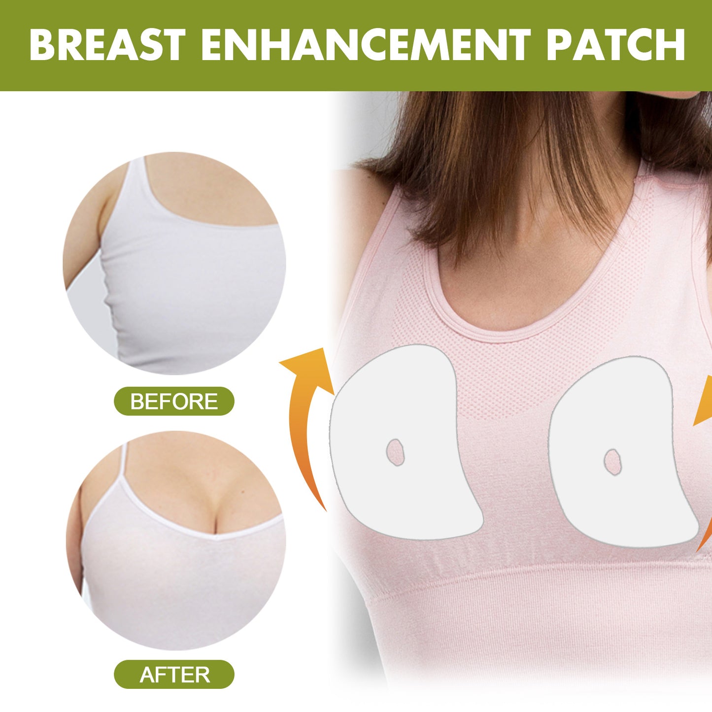 South Moon Premium Lavender & Rosehip Breast Enhancement Patches - Natural Botanical Bust Contouring, Lifting & Sagging Defense Patch Treatment