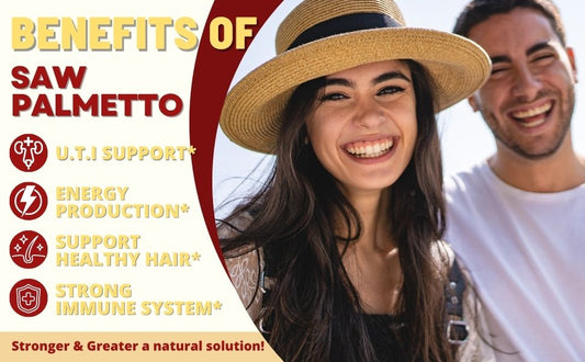 DUWZGU 11-in-1 Saw Palmetto Complex – Prostate, Urinary & Hair Support for Men (168 Vegan Capsules)