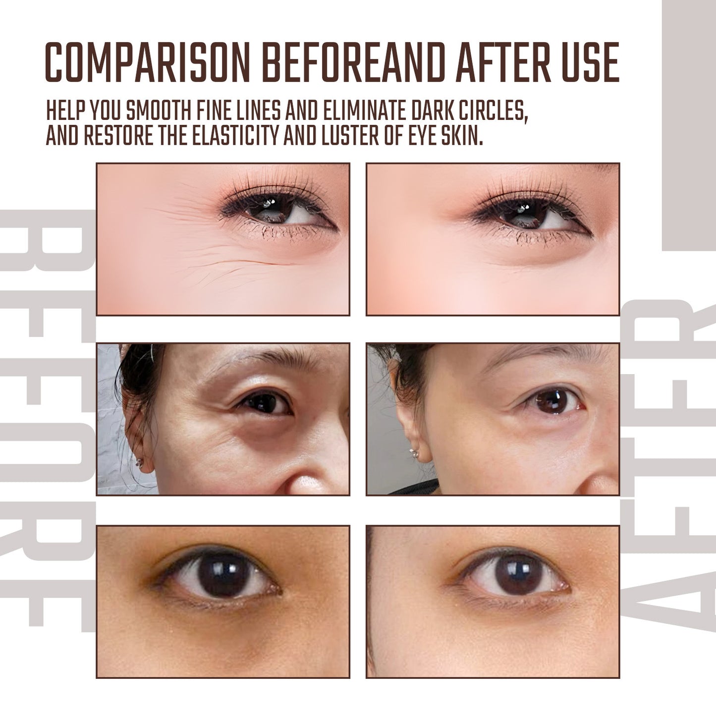 OUHOE Caffeine Eye Serum: Advanced Anti-Wrinkle, Dark Circle & Puffiness Corrector (30ml)