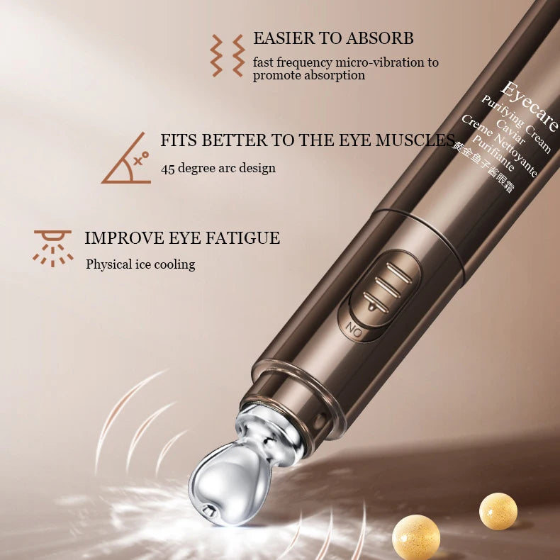 JOMTAM Electric Caviar Eye Cream: Anti-Aging, Dark Circle Reduction & Firming with Gold & Collagen (20g)