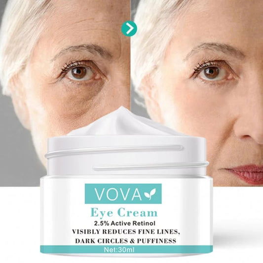 VOVA Anti-Aging Eye Cream: Dark Circle & Puffiness Remover with Collagen Boost & Hydration (30ml)