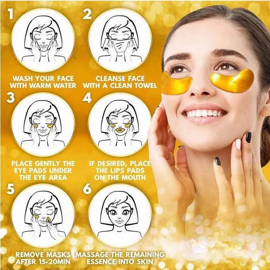24K Gold Algae Anti-Wrinkle Eye Mask