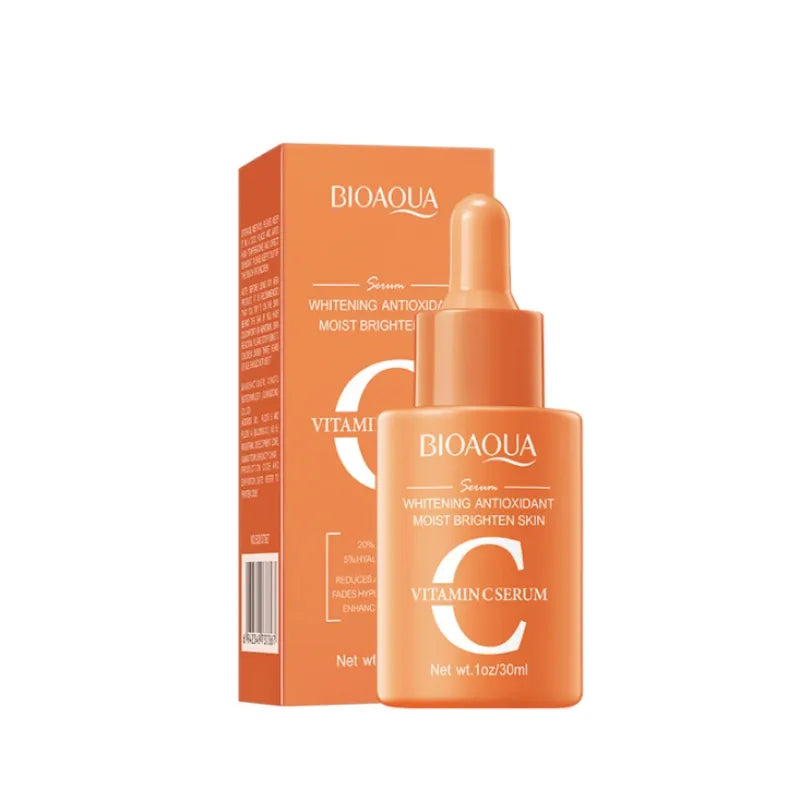 BIOAQUA Retinol, Vitamin C, Hyaluronic Acid Serum Set - Anti-Wrinkle, Skin Tone Balancing, Dark Spot Reducing, Moisturizing, Repairing 3-piece set