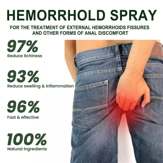 EELHOE Fast-Acting Hemorrhoid Relief Spray – Herbal Support for Internal, External & Mixed Hemorrhoids