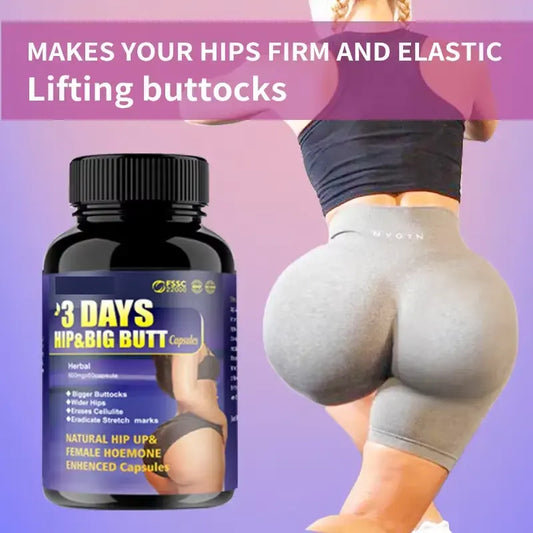 3-day Buttock Capsule Booster Pill - Bigger, Fuller & Natural Looking Buttocks