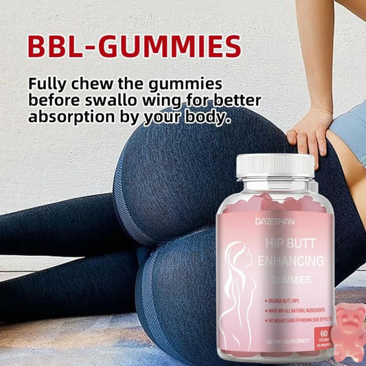 Dazeshon Hip & Butt Enhancing Gummies - Hip and Breast Enlargement Supplement Support