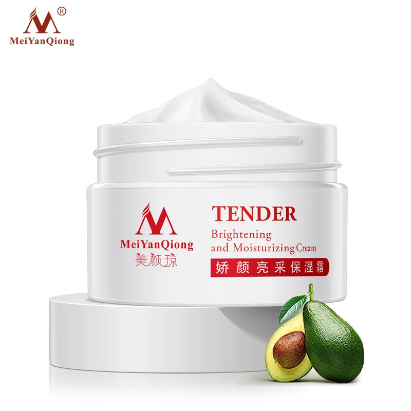 MeiYanQiong Anti-Wrinkle Face Cream with Hyaluronic Acid 40g - Wrinkle Reduction, Brightening Effect, Deep Hydration