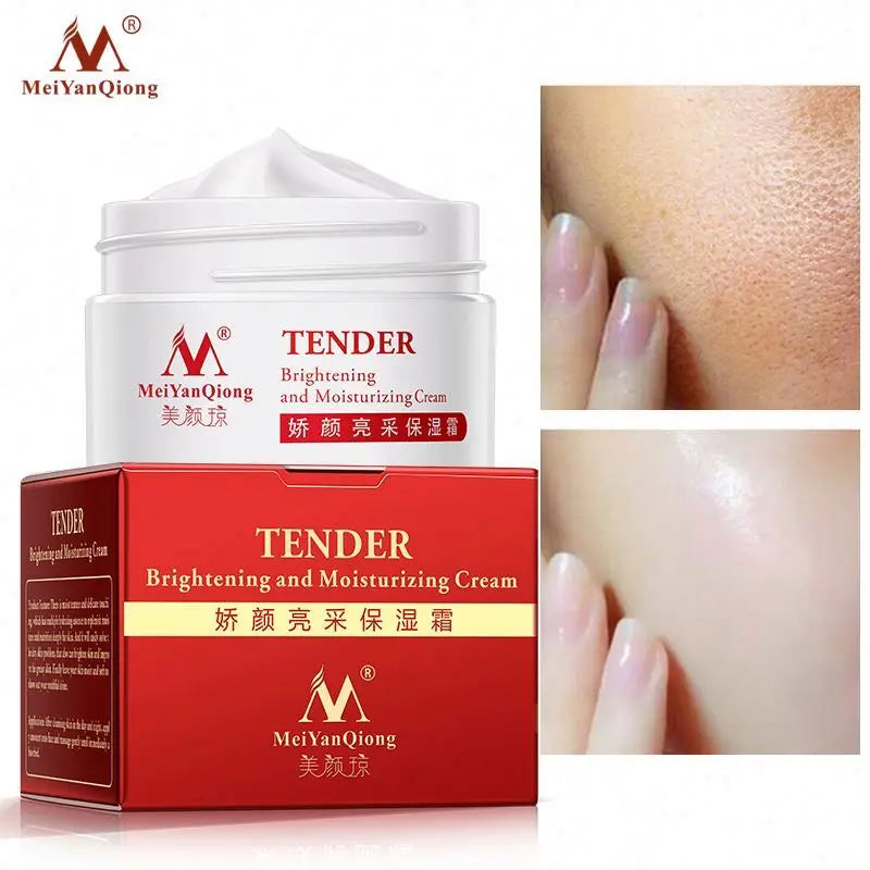 MeiYanQiong Anti-Wrinkle Face Cream with Hyaluronic Acid 40g - Wrinkle Reduction, Brightening Effect, Deep Hydration