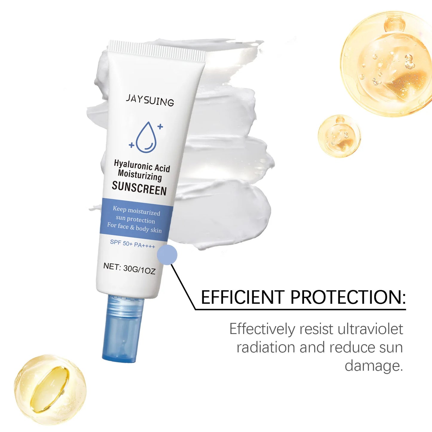 JAY SUING Hyaluronic Acid Moisturizing Sunscreen - SPF 50+ PA++++