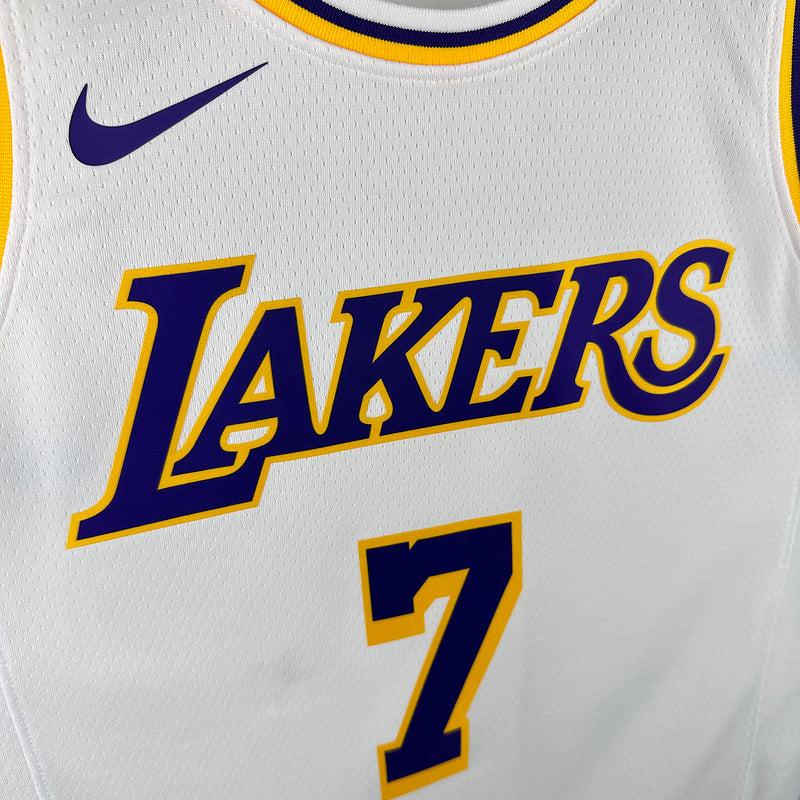 2025 Lakers ANTHONY #7 White NBA Jerseys