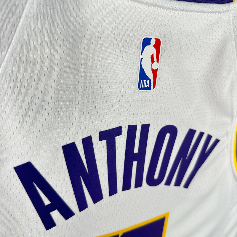 2025 Lakers ANTHONY #7 White NBA Jerseys