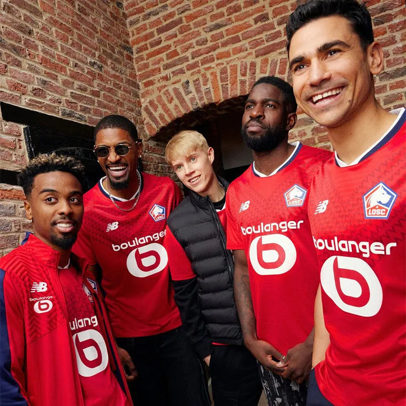 Lille Home Player Version Soccer Jersey