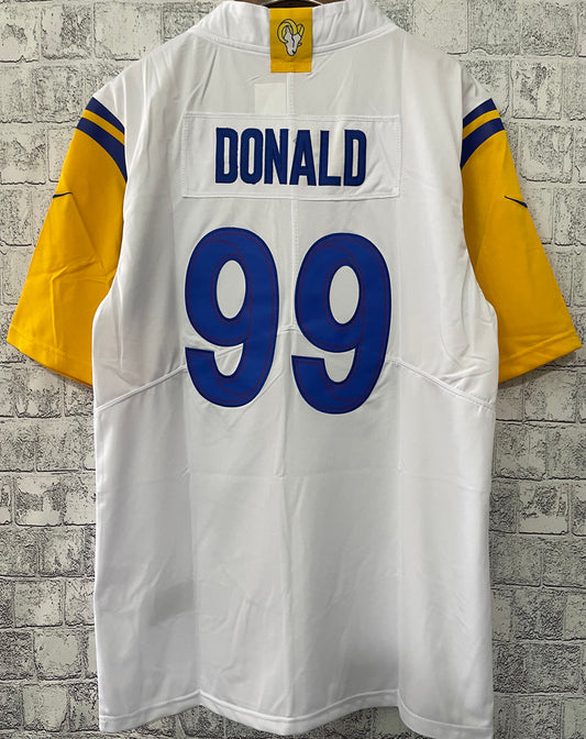 Los Angeles Rams DONALD # 99 White NFL Jersey