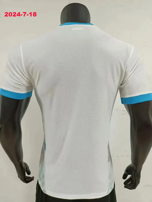 Marseille Home Player Version Soccer Jersey