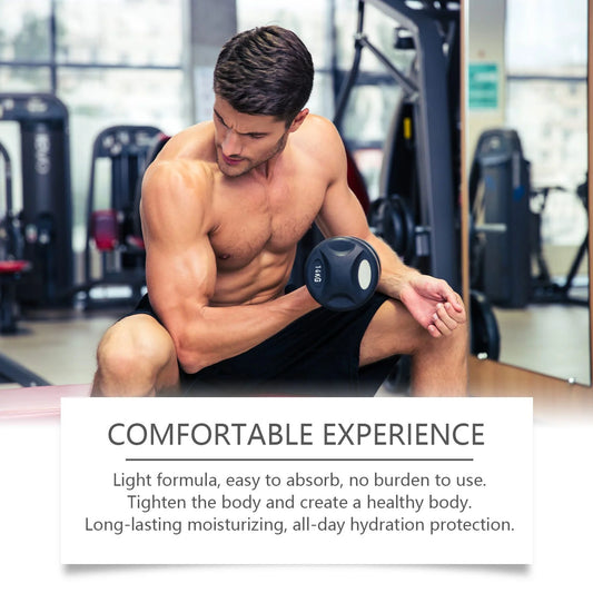 East Moon Men's Hot Cream – Body Sculpting, Firming & Moisturizing Workout Enhancer