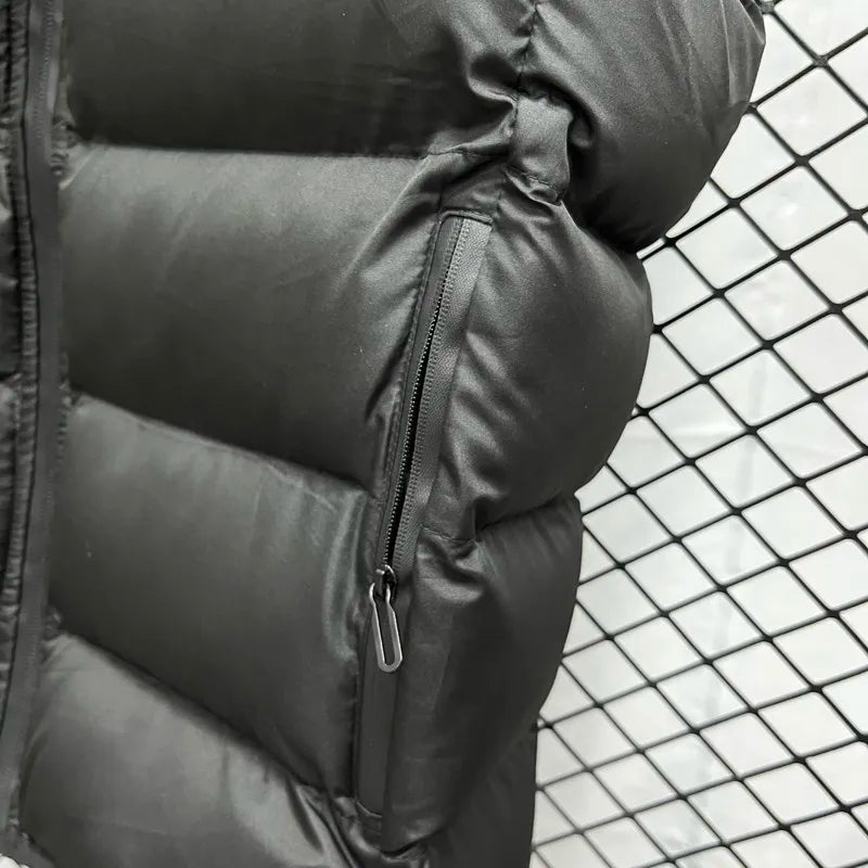 Nike Black Cotton Jacket Vest (Waistcoat)