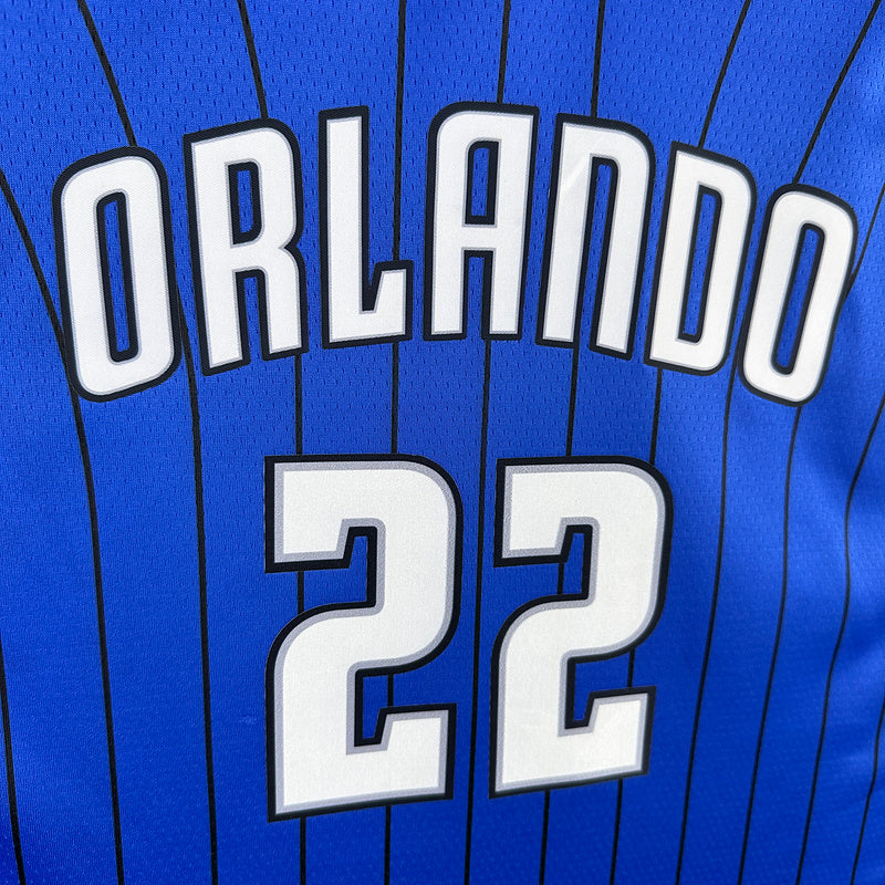 Orlando Magic WAGNER #22 Sapphire Blue NBA Jerseys Hot Pressed