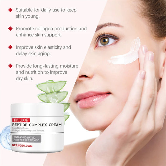 EELHOE Peptide Complex Cream - Source of Youth, Revitalizes, Firms, Renews, Protects, Reduces Wrinkles