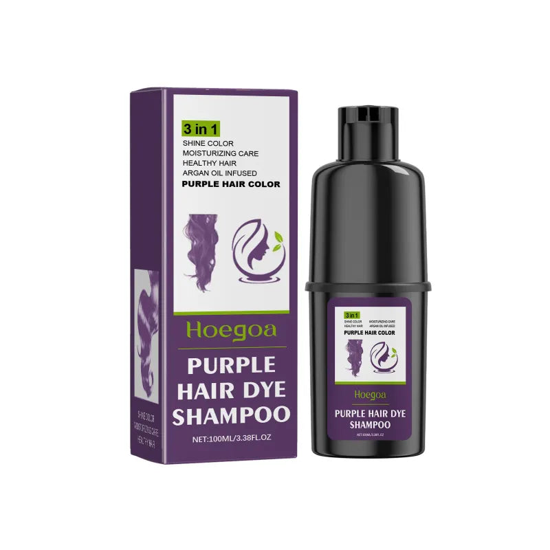 Herbal Essence Hair Dye Shampoo (100ml) – Moisturizing, Anti-Graying, & Anti-Hair Loss Color