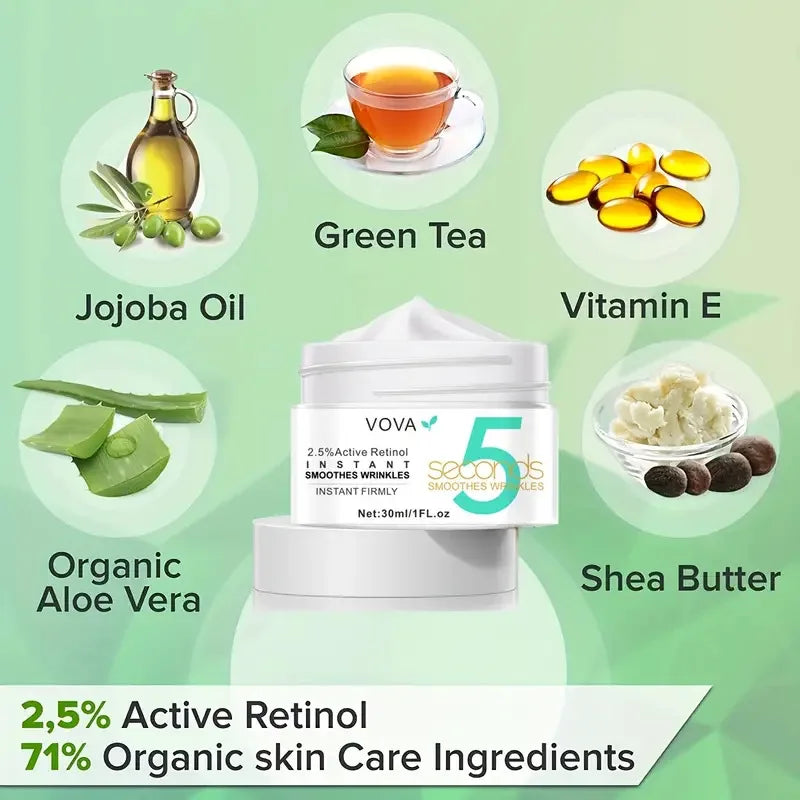كريم VOVO Active Retinol المرطب للوجه المضاد للشيخوخة والتجاعيد 30 جم/مل - اشترِ أكثر وادفع أقل