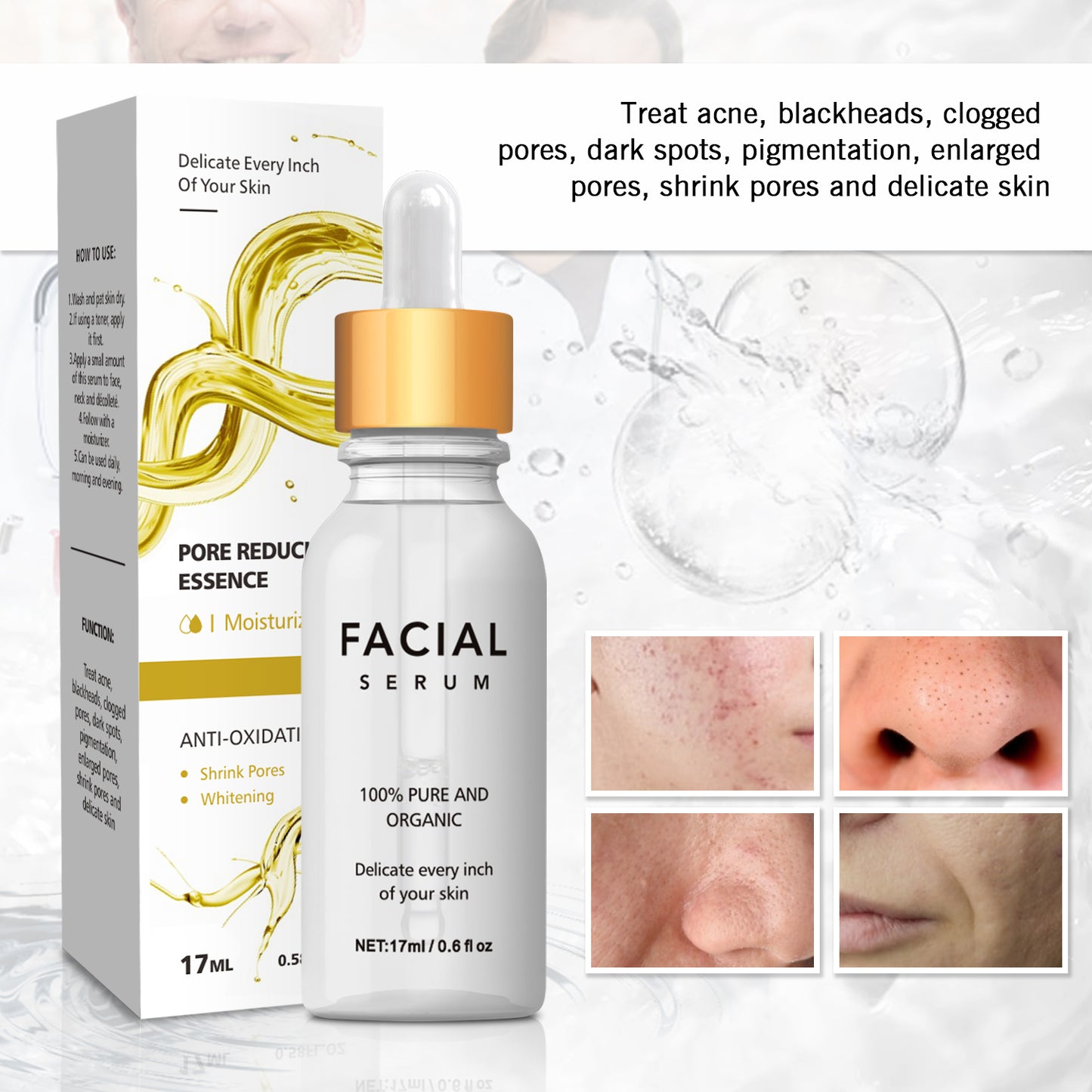 MELAO 2.5% Retinol Anti-Aging Serum – Wrinkle Reduction, Brightening & Hydrating (17ml)
