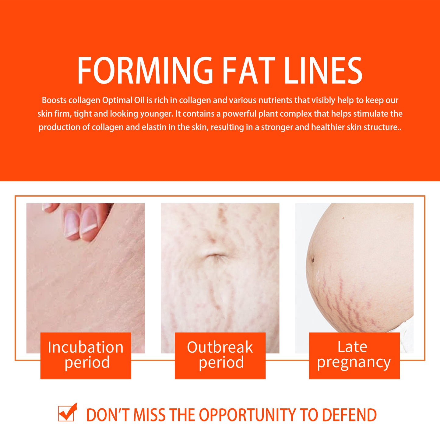 Advanced Scar & Stretch Mark Remover – Postpartum Fat Burner & Waist Slimming Body Oil for Cellulite Reduction & Skin Firming