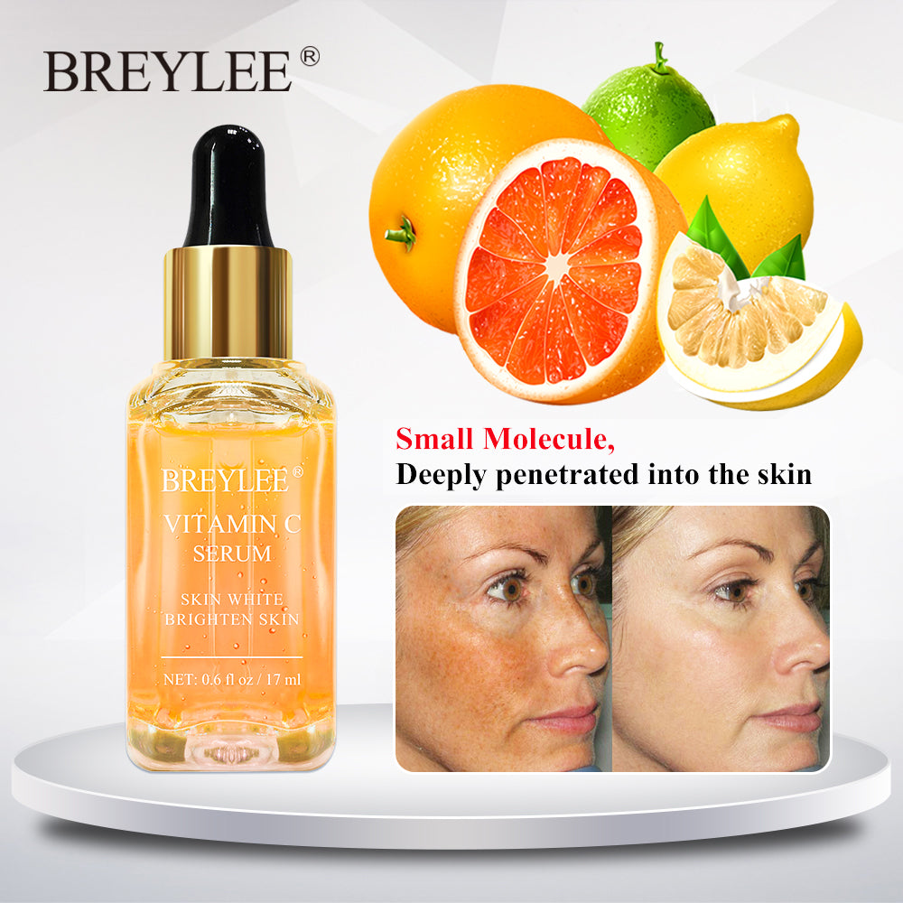 BREYLEE Vitamin C Brightening Face Serum – Dark Spot Remover & Whitening (15ml)- Buy More Pay Less