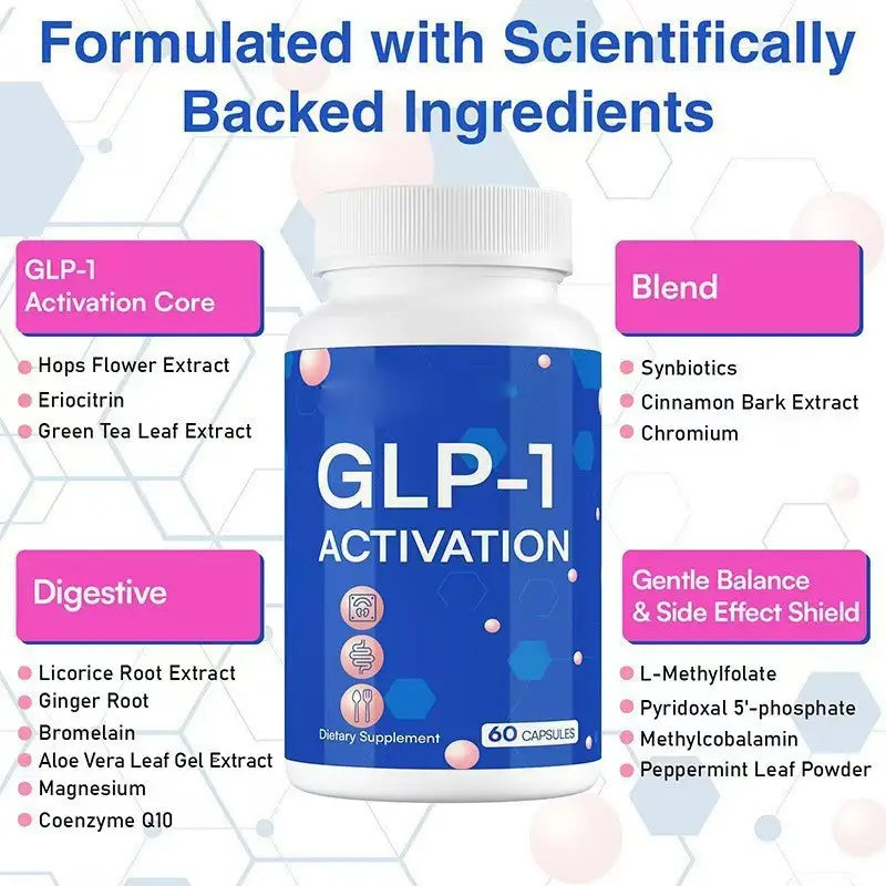 SLIM-1 Activate Achieve a Leaner Waistline with Natural GLP-1 Support