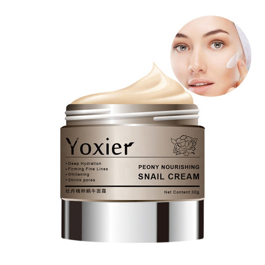 YOXIER Snail Cream – Anti-Wrinkle, Deep Moisturizing & Skin Repair Face Cream (30ml) for All Skin Types
