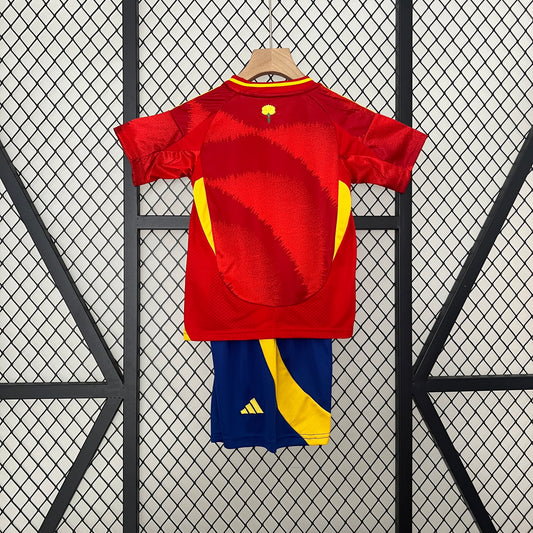 2024-25 Spain Home Kids Jersey Suit