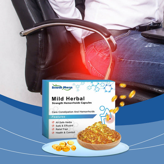 South Moon Mild Herbal Strength Hemorrhoids Capsules: A Natural and Effective Solution for Hemorrhoids and Constipation