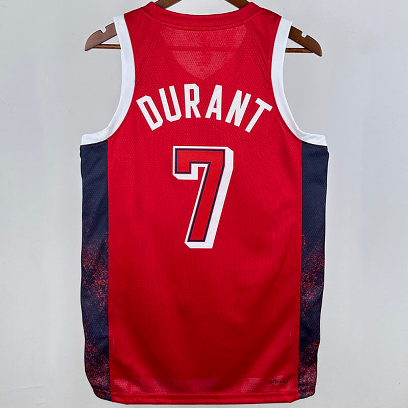 Team USA JAMES #6 Red NBA Jersey