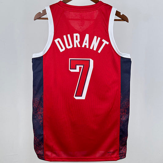 Team USA JAMES #6 Red NBA Jersey