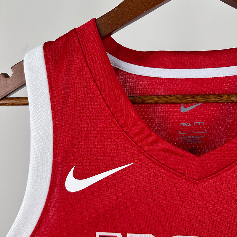 Team USA JAMES #6 Red NBA Jersey
