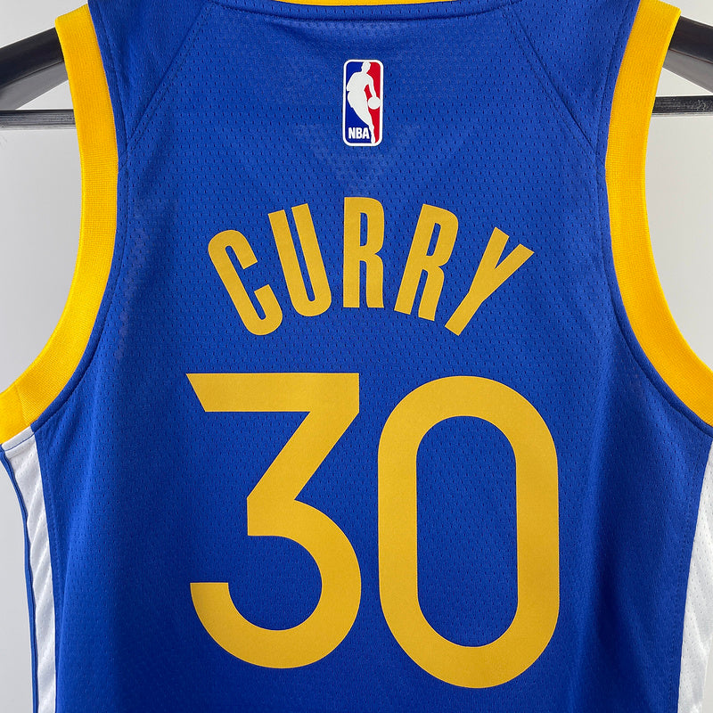 Golden State Warriors CURRY #30 Blue Kids NBA Jersey