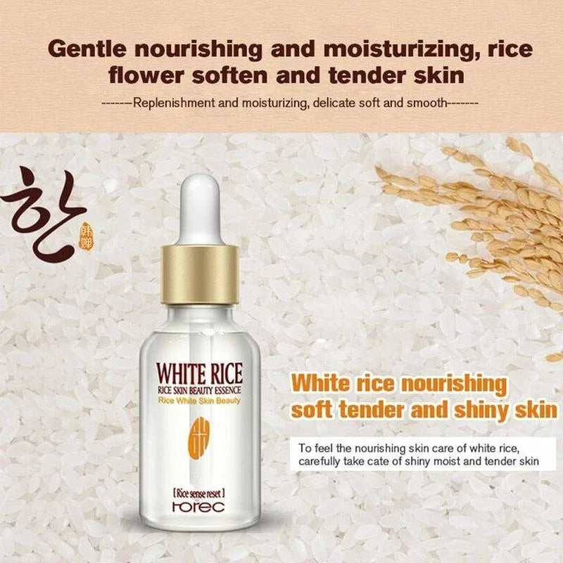 HOREC White Rice Whitening Serum – Anti-Aging, Dark Spot & Acne Remover (15ml)