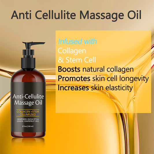 Anti-Cellulite Body Massage Oil – Professional Treatment for All Skin Types (240ml)