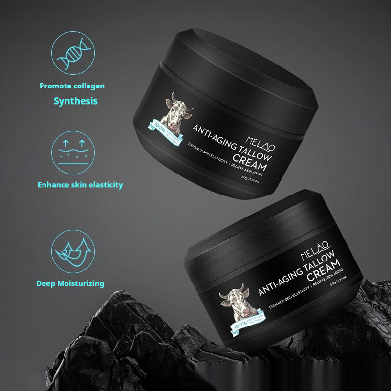 MELAO Men's Anti-Aging Tallow Cream: Firming, Moisturizing & Fine Line Reduction for All Skin Types
