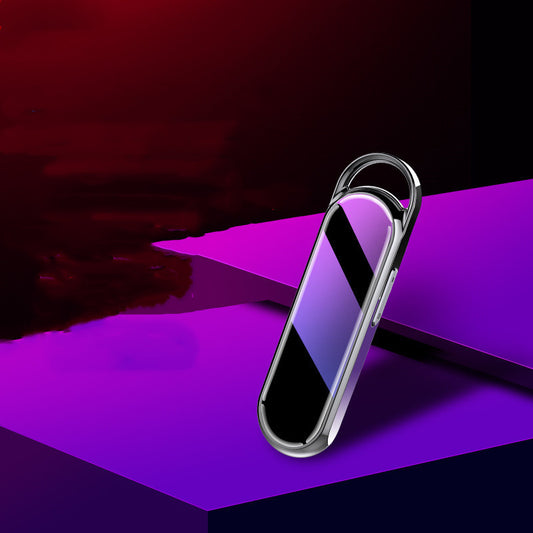 Wide-Angle Necklace or Keychain Shaped Video Recorder - Audio Visual Video Recording Spy Camera